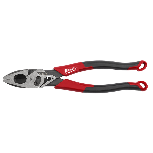 USA Made Comfort Grip 228mm (9") Lineman's Pliers with Crimper, , hi-res