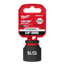 SHOCKWAVE™ 3/8" Drive 13/16" Standard 6 Point Impact Socket