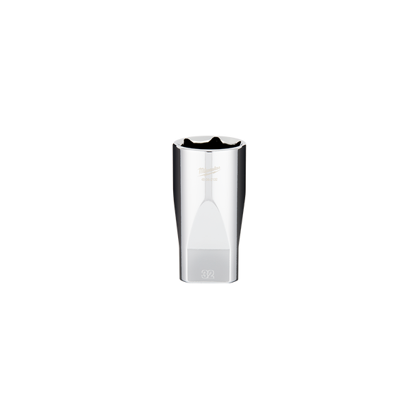 1/2" Drive 32mm Metric Deep 6-Point Socket, , hi-res