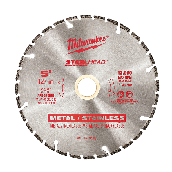 125mm (5") SteelHead™ Diamond Cut-Off Blade