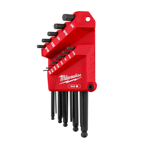 13PC SAE L-Style with Ball End Hex Key Set, , hi-res