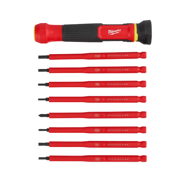 8-in-1 1000v Insulated Precision Multi-Bit Screwdriver, , hi-res