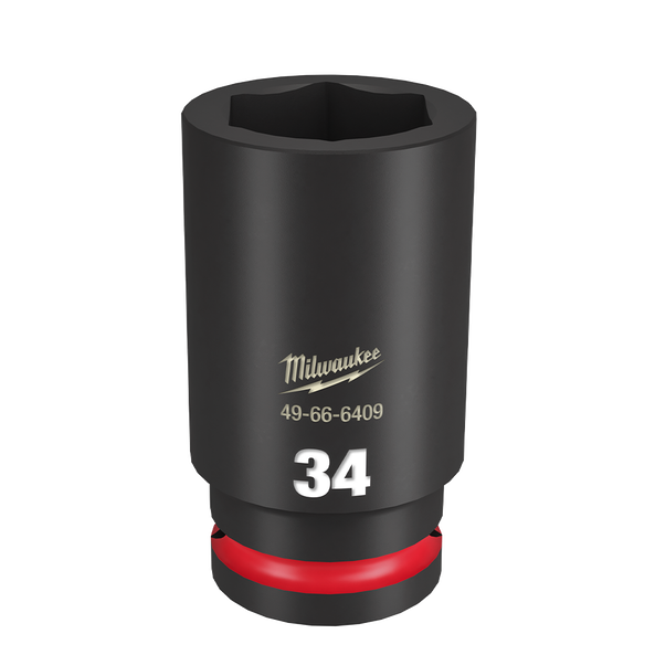 SHOCKWAVE™ 3/4" Drive 34mm Deep 6 Point Impact Socket, , hi-res