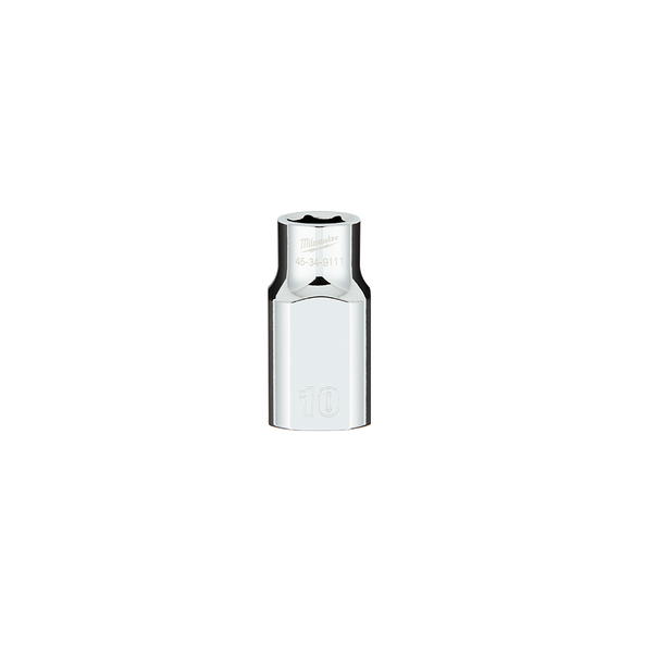 1/2" Drive 10mm Metric 6-Point Socket, , hi-res