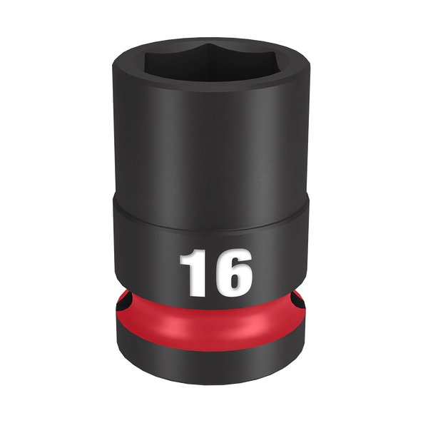 SHOCKWAVE™ 1/2" Drive 16mm Standard 6 Point Impact Socket, , hi-res