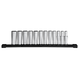 12PC 3/8" Drive Deep 12-PT Socket Set - Metric