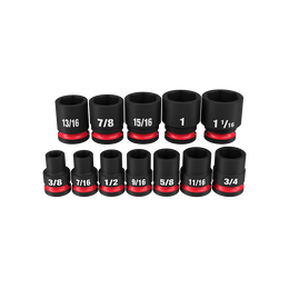 SHOCKWAVE™ 1/2" Drive 12PC SAE Standard 6 Point Impact Socket Set