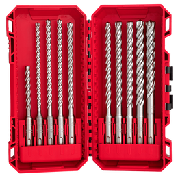 SDS Plus MX4 4-Cut Drill Bit 10PC Set