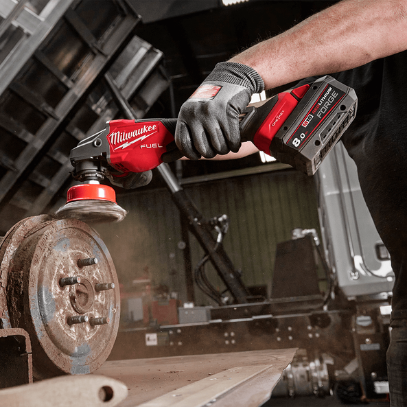 M18 FUEL™ ONE-KEY™ 125mm (5") High Speed Braking Angle Grinder with Deadman Paddle Switch (Tool Only), , hi-res