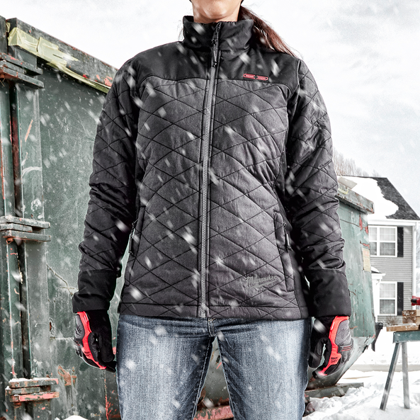 Milwaukee M12 AXIS Heated Jacket Black Womens M12HJMBLACK9W 0