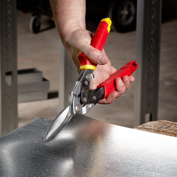Milwaukee offset aviation snips top