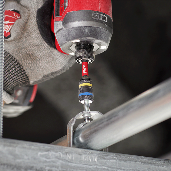 SHOCKWAVE™ QUIK-CLEAR 2-in-1 Magnetic Nut Driver 5/16" and 3/8", , hi-res