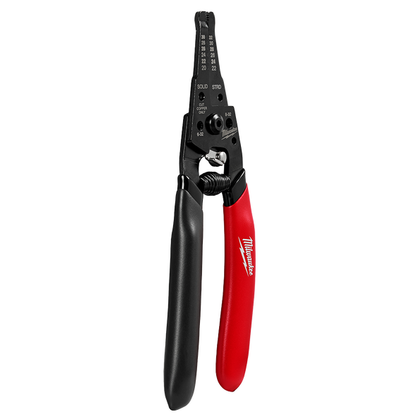 Low Voltage Dipped Grip Wire Stripper, , hi-res