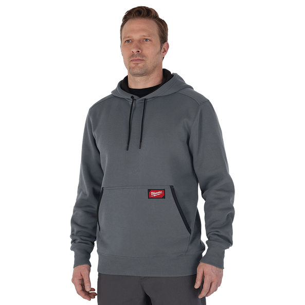 FREEFLEX Midweight Pullover Hoodie Grey - S, Grey, hi-res