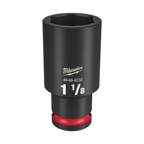 SHOCKWAVE™ 1/2" Drive 1-1/8"  Deep 6 Point Impact Socket, , hi-res