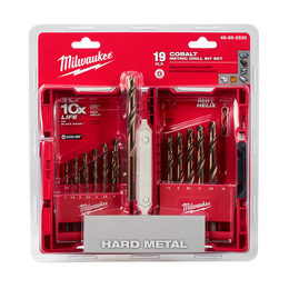 Red Helix™ Cobalt Drill Bit Set 19Pc