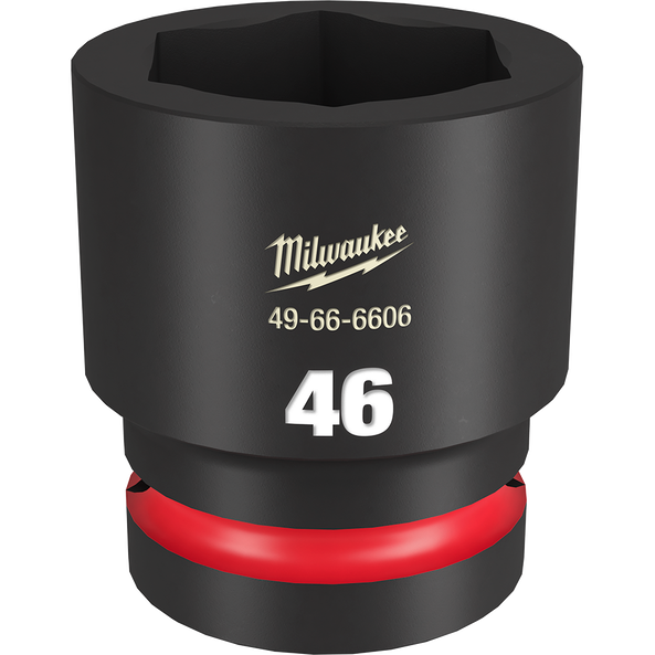 SHOCKWAVE™ 1" Drive 46mm Standard 6 Point Impact Socket, , hi-res