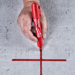 INKZALL™ Red Large Chisel Tip Marker