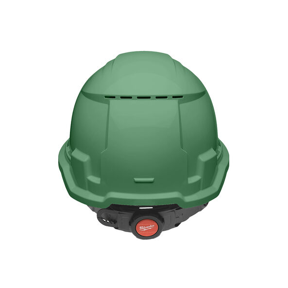 BOLT 100 Green Vented Hard Hat, Green, hi-res