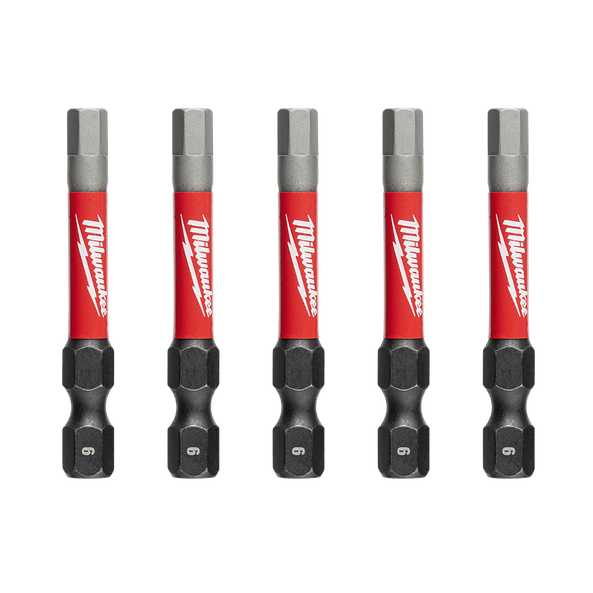 SHOCKWAVE™ Power Bit Hex 6mm 50mm (2") 5 Pack, , hi-res