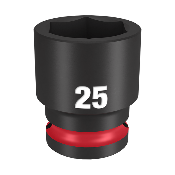 SHOCKWAVE™ 1/2" Drive 25mm Standard 6 Point Impact Socket, , hi-res