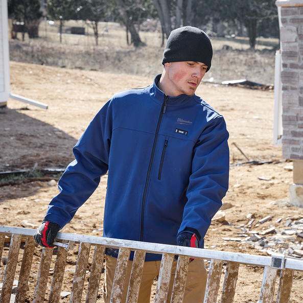 M12&trade; TOUGHSHELL&trade; Heated Jacket Blue - S, Blue, hi-res