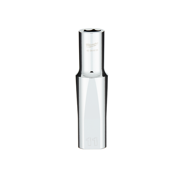 1/2" Drive 11mm Metric 6-Point Deep Socket, , hi-res