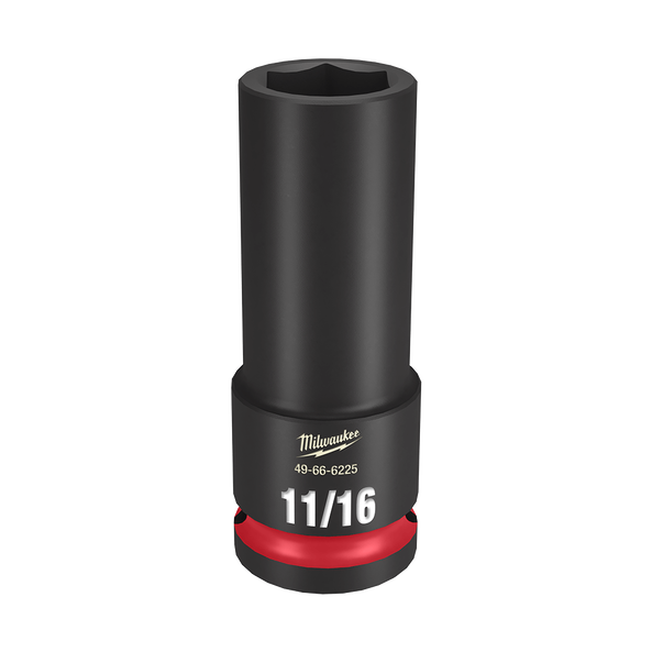 SHOCKWAVE™ 1/2" Drive 11/16" Deep 6 Point Impact Socket, , hi-res