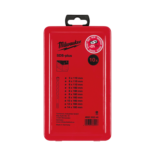 SDS Plus M2 2-Cut 10 pc Kit