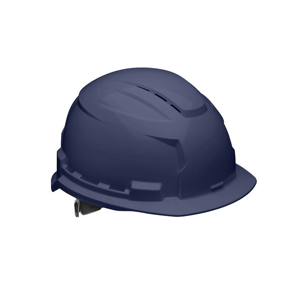 BOLT 100 Blue Vented Hard Hat, Blue, hi-res