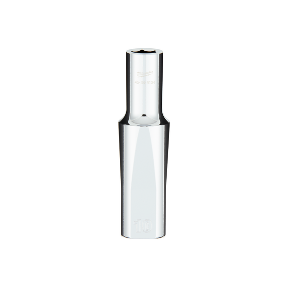 1/2" Drive 10mm Metric 6-Point Deep Socket, , hi-res