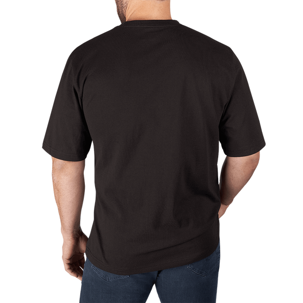 Heavy Duty Pocket Tee Short Sleeve Black - S, Black, hi-res