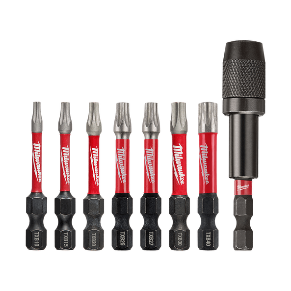 SHOCKWAVE™ Power Bit Security Torx 50mm (2") 8 Piece Set, , hi-res