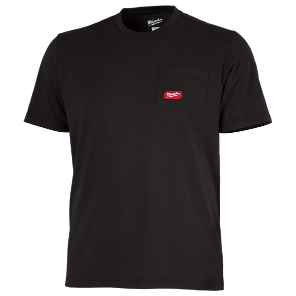GRIDIRON Pocket Tee Short Sleeve Black - S, Black, hi-res