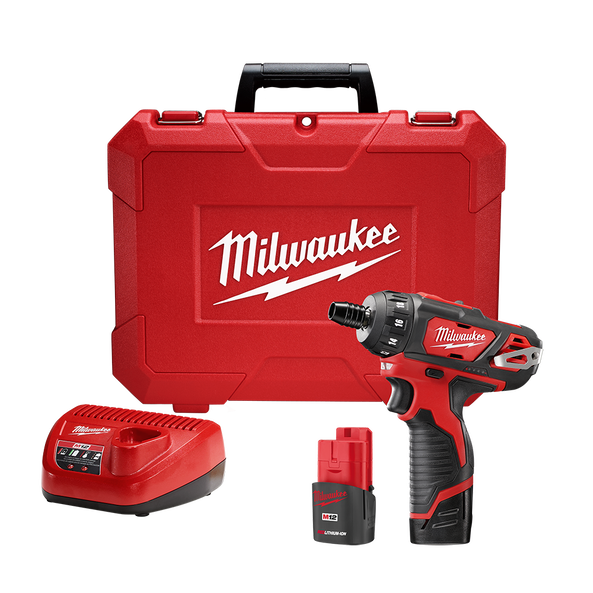 Milwaukee M12 1 4 Hex 2 Speed Screwdriver Kit M12BD 152C Milwaukee Tool NZ