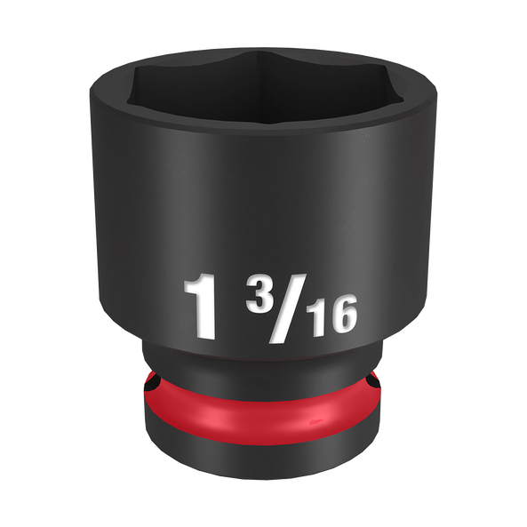 SHOCKWAVE™ 1/2" Drive 1-3/16" Standard 6 Point Impact Socket, , hi-res