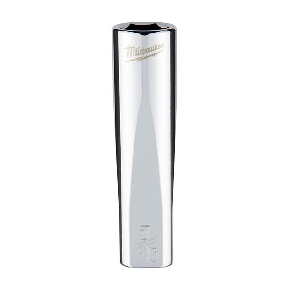 3/8" Drive 7/16" SAE Deep Socket, , hi-res