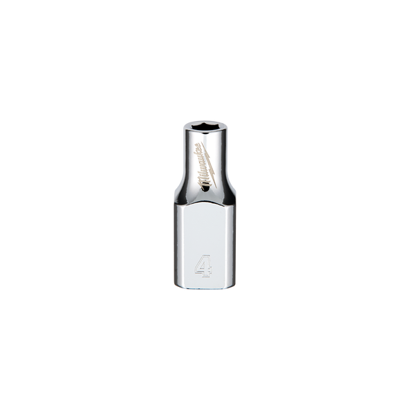 1/4" Drive 4mm Metric Standard 6-Point Socket, , hi-res