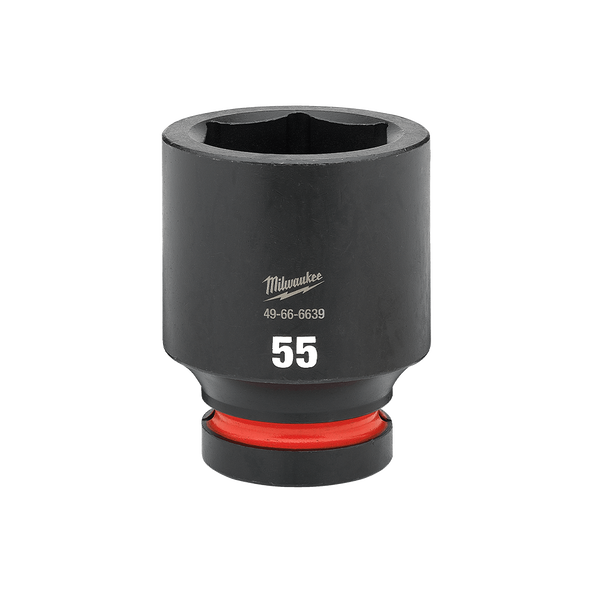 SHOCKWAVE™ 1" Drive 55mm Deep 6 Point Impact Socket, , hi-res