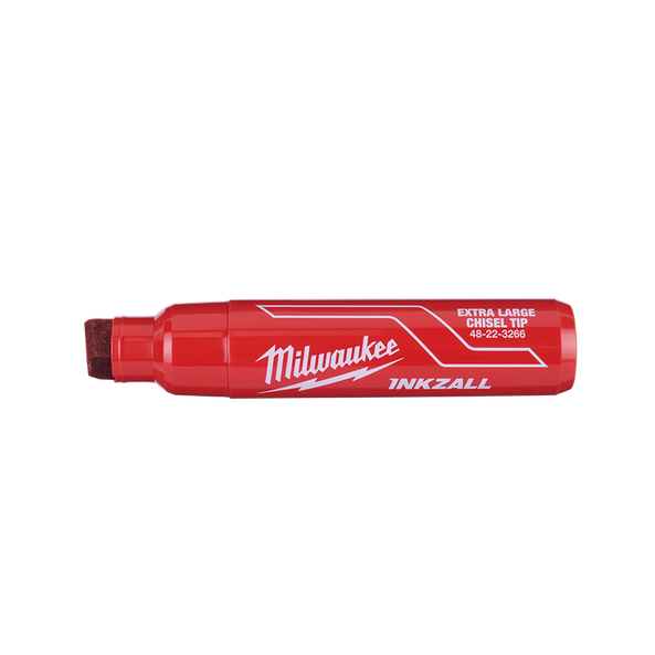 INKZALL™ Red Extra Large Chisel Tip Marker, , hi-res