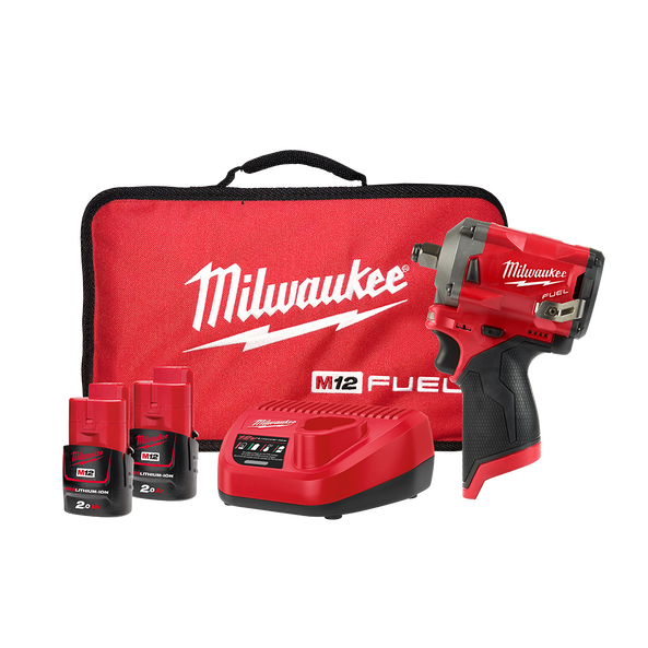 M12 FUEL™ 1/2" Stubby Impact Wrench Kit