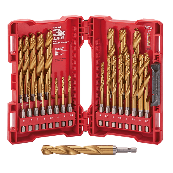 Red helix deals drill bits