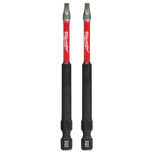 SHOCKWAVE™ Power Bit Square Recess #2 89mm (3-1/2") 2PK, , hi-res