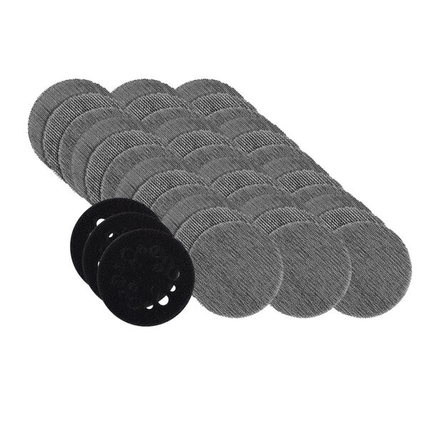 75mm (3") Assorted Grit Set POWERGRID™ H&L Mesh Sanding Discs 36PK + 3 Pad Saver, , hi-res