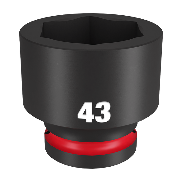 SHOCKWAVE™ 3/4" Drive 43mm Standard 6 Point Impact Socket, , hi-res