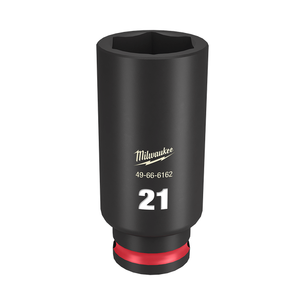 SHOCKWAVE™ 3/8" Drive 21mm Deep 6 Point Impact Socket, , hi-res