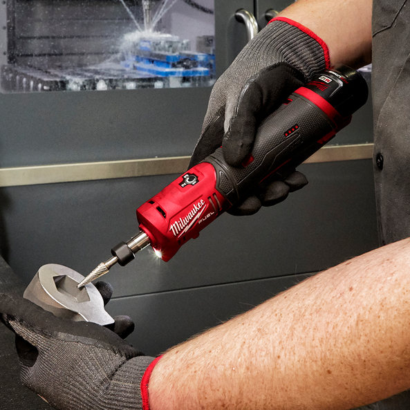 Milwaukee 12v straight shop die grinder