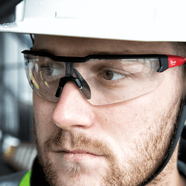 12PC Clear Safety Glasses, , hi-res