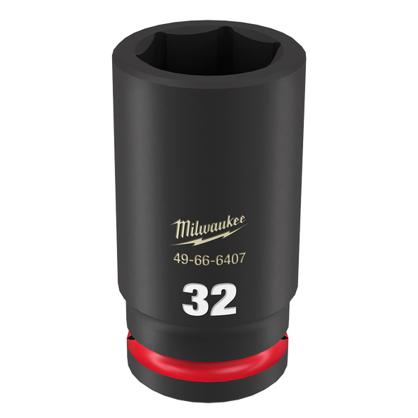 SHOCKWAVE™ 3/4" Drive 32mm Deep 6 Point Impact Socket, , hi-res