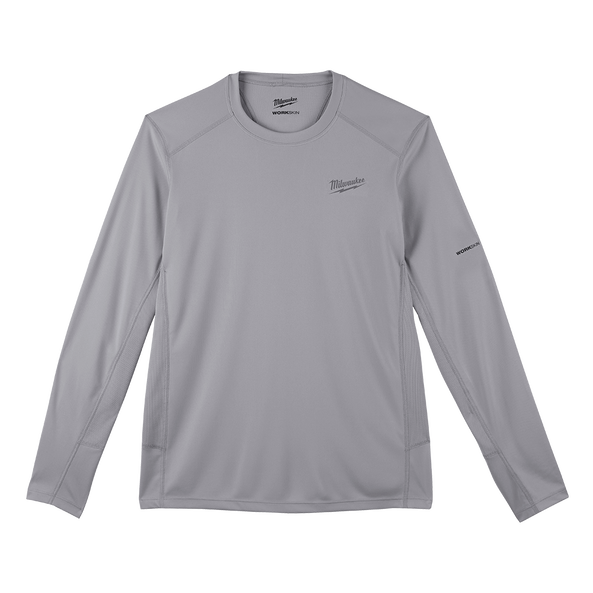 WORKSKIN Light Shirt Long Sleeve Grey - S, Grey, hi-res